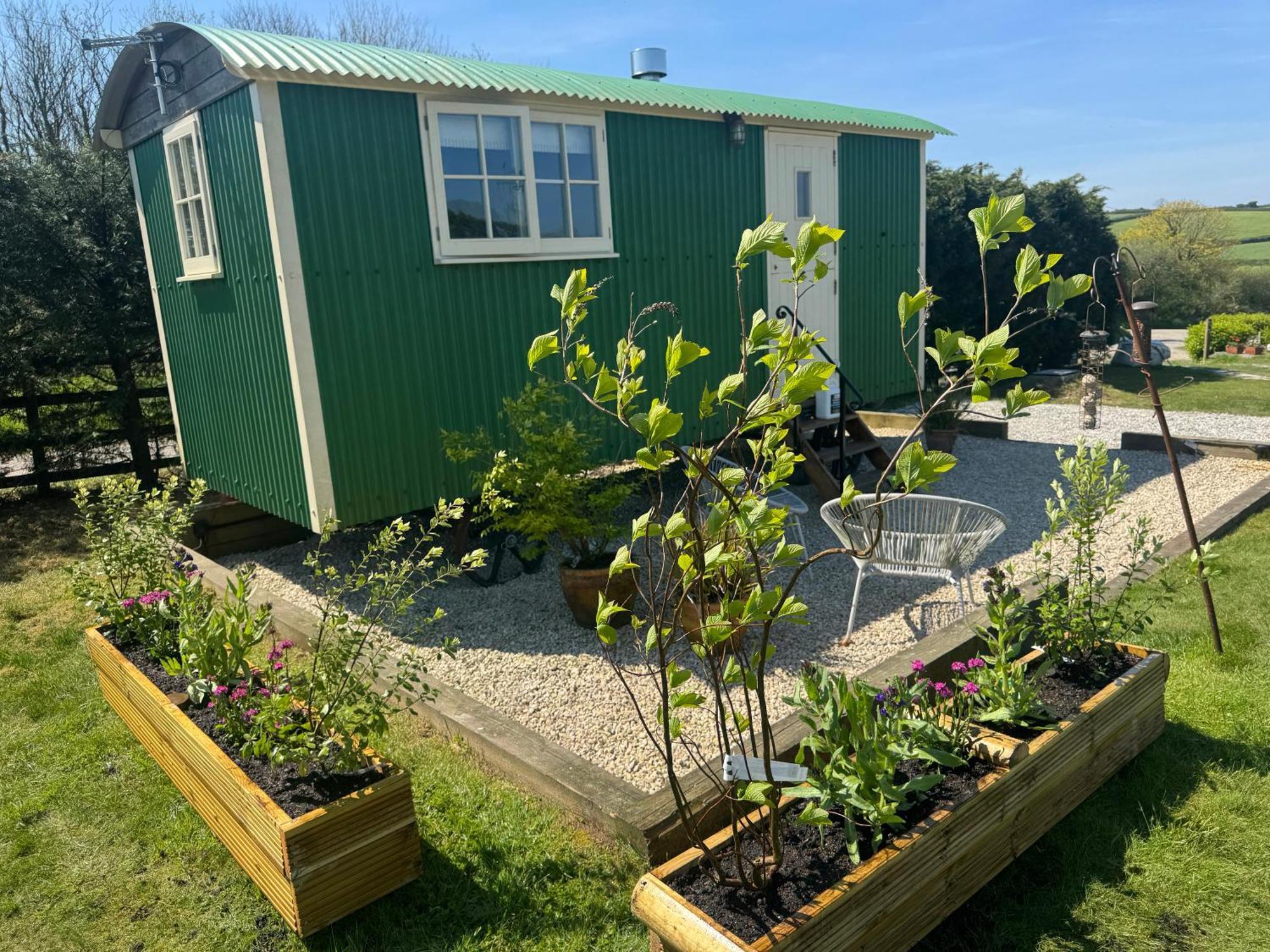 Toms Hut And Robins Rest Shepherd Huts Near Wadebridge Kültér fotó